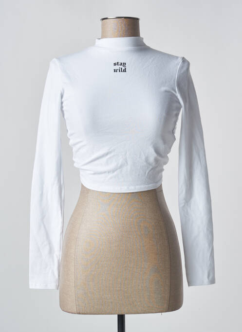 Pulover alb TALLY WEIJL femeie