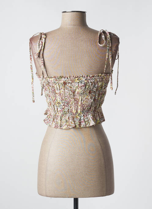 Top scurt maro MANGO femeie