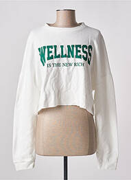Top scurt alb TALLY WEIJL femme