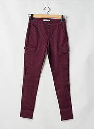 Pantalon cargo roșu VERO MODA femeie