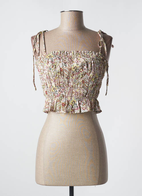 Tricou bej MANGO femeie