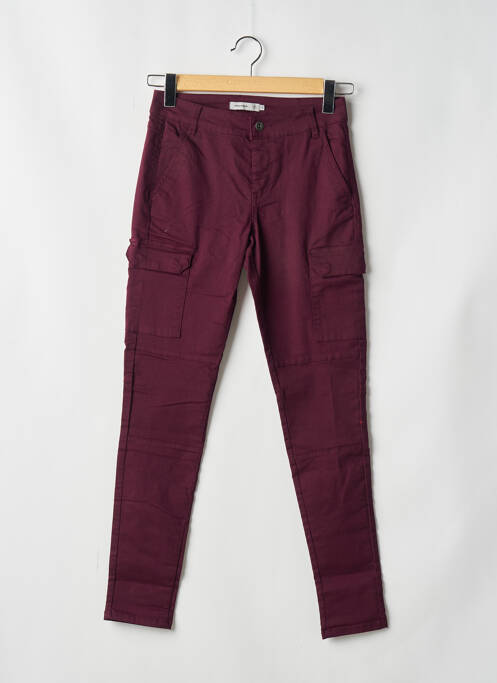Pantalon cargo roșu VERO MODA femeie