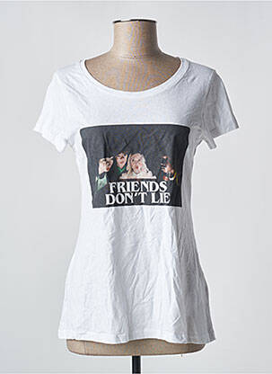 Tricou alb STRANGER THINGS femeie