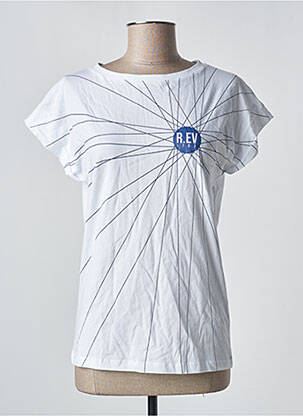 Tricou alb R.EV 1703 BY REMCO EVENPOEL  femeie