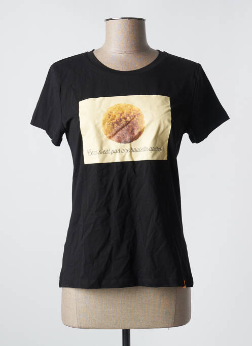 Tricou negru MORA femme