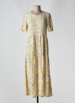 Rochie lungă galben ONLY femeie