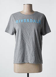 Tricou gri RIVERDALE femme
