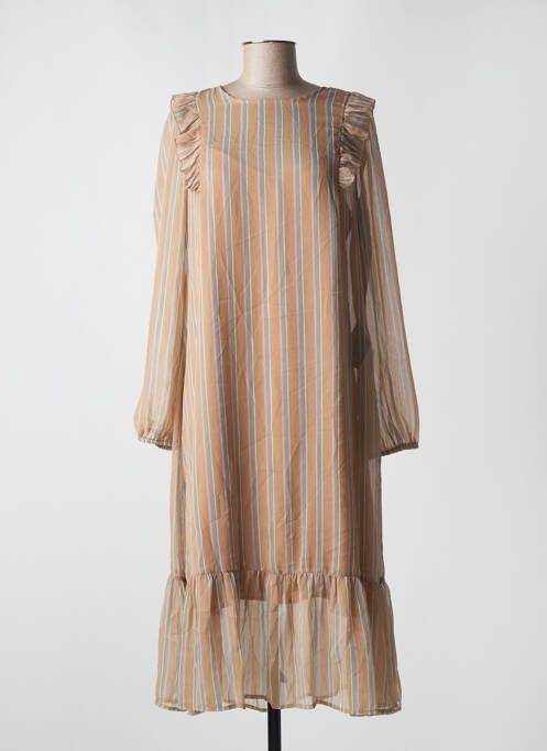 Rochie lungă bej NOISY MAY femeie