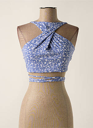 Top albastru SUBDUED femeie