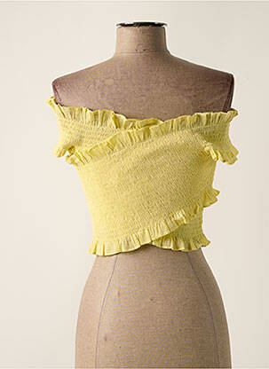 Tricou galben MANGO femeie