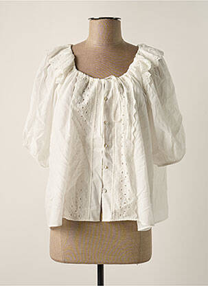 Bluză alb MANGO femeie