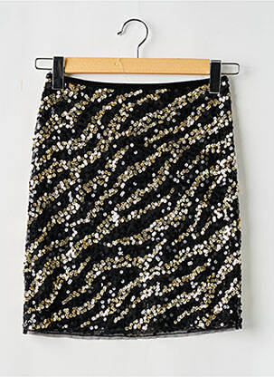 Fustă scurtă negru MANGO femeie