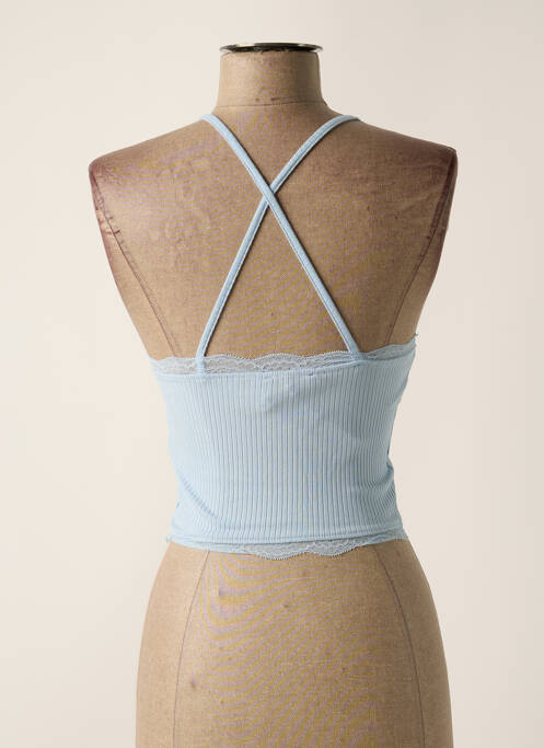 Top scurt albastru TALLY WEIJL femeie