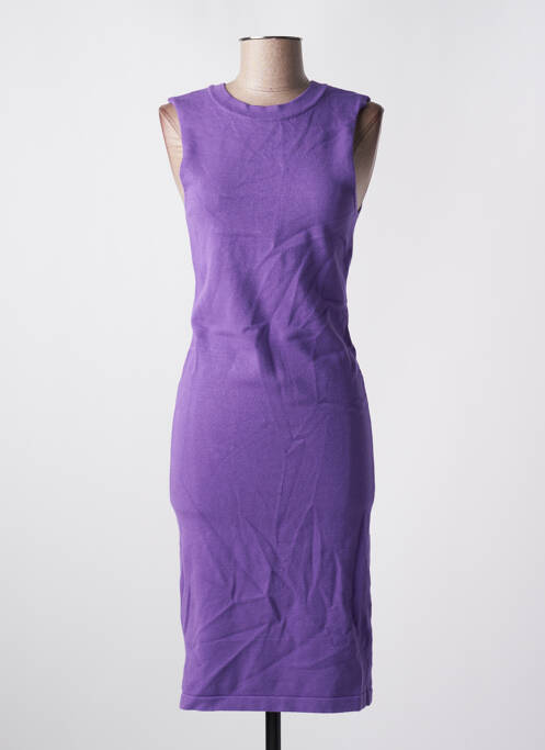 Rochie midi violet OGL femeie