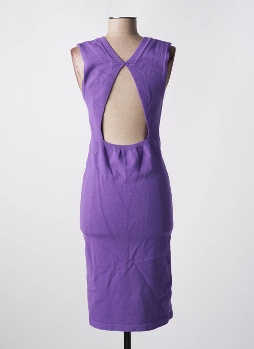Rochie midi violet OGL femeie