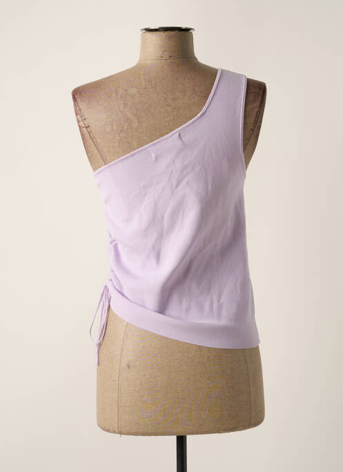 Tricou violet MANGO femeie