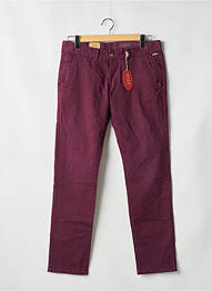 Pantalon chino roșu EDC bărbat