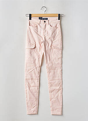 Pantalon cargo roz PIECES femeie