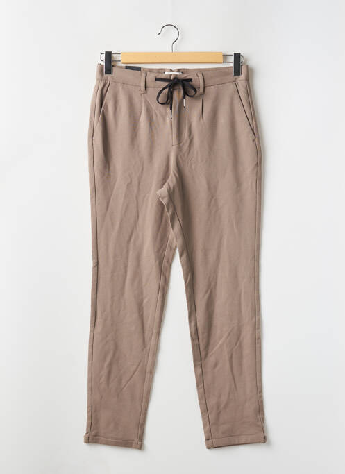 Pantalon chino maro JACK & JONES bărbat