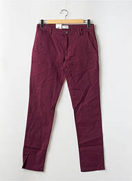 Pantalon chino roșu SHINE bărbat