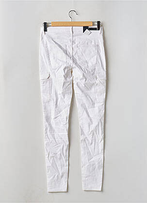 Pantalon cargo alb PIECES femeie