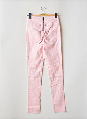 Pantalon slim roz PIECES femeie
