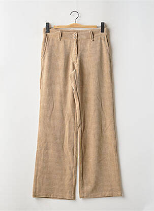 Pantalon evazat bej SUBDUED femeie