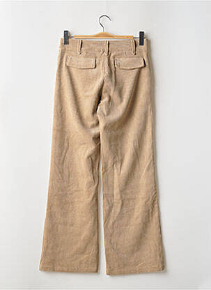 Pantalon evazat bej SUBDUED femeie