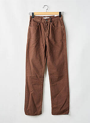 Blugi cu croială dreaptă maro SUBDUED femeie