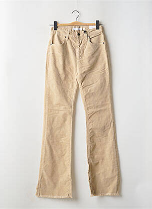 Pantalon evazat bej SUBDUED femeie