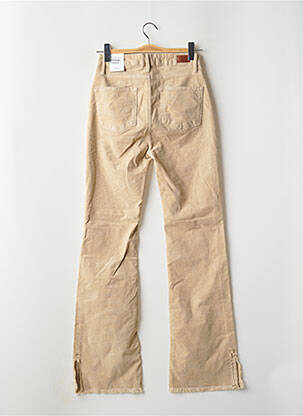 Pantalon evazat bej SUBDUED femeie