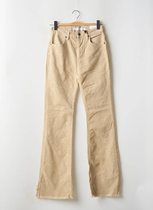 Pantalon evazat bej SUBDUED femeie