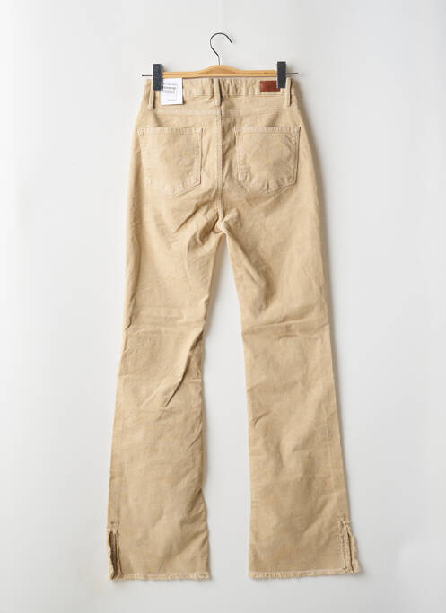 Pantalon evazat bej SUBDUED femeie