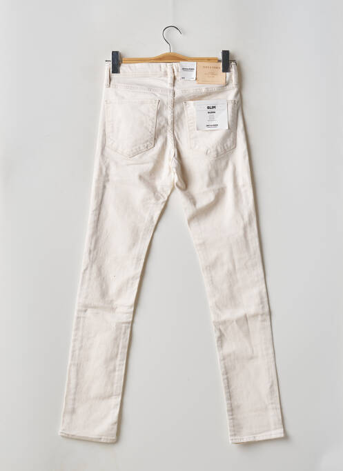 Blugi cu croială slim bej JACK & JONES bărbat