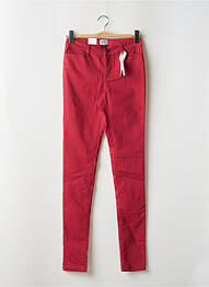 Pantalon slim roșu VERO MODA femme