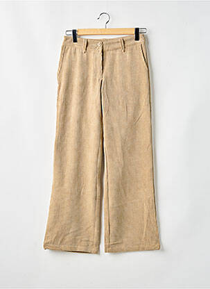 Pantalon evazat bej SUBDUED femeie