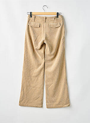 Pantalon evazat bej SUBDUED femeie