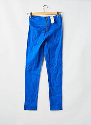 Pantalon slim albastru PIECES femeie