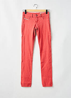 Blugi cu croială slim portocaliu DIESEL femeie