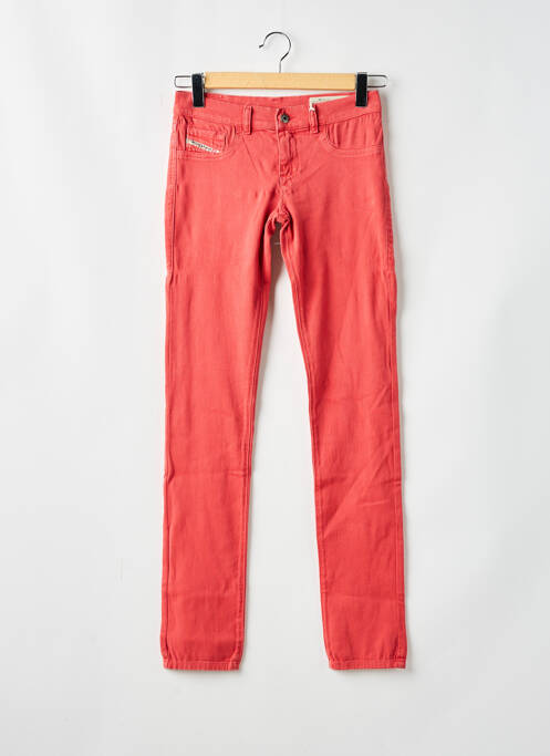 Blugi cu croială slim portocaliu DIESEL femeie