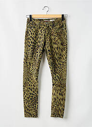 Pantalon slim verde PLEASE femme