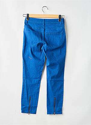 Pantalon slim albastru PIECES femeie