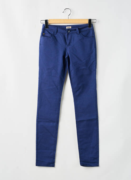 Pantalon slim albastru ONLY femeie