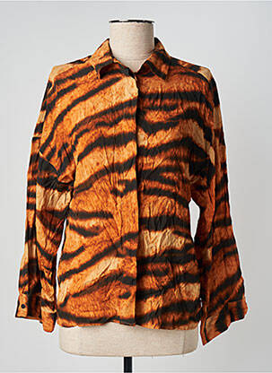 Cămașă portocaliu MANGO femeie