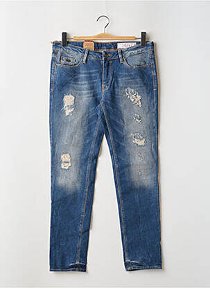 Blugi cu croială slim albastru EDC femeie