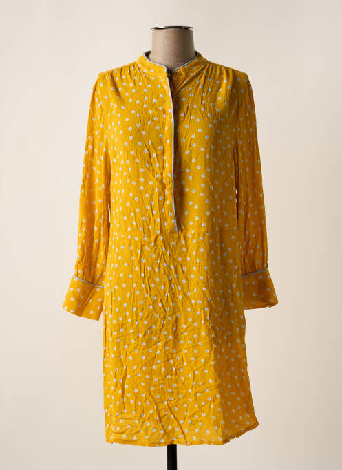 Rochie scurtă galben CLOUDS OF FASHION femeie