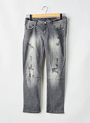 Blugi cu croială dreaptă gri GAUDI femeie