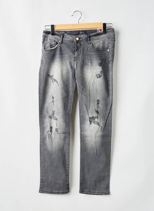 Blugi cu croială dreaptă gri GAUDI femeie