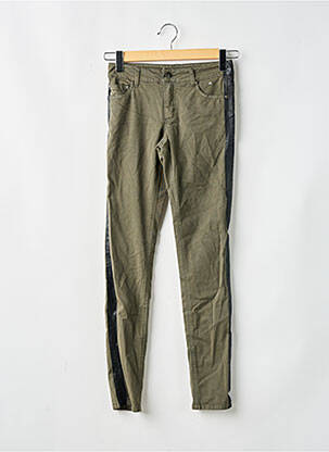 Pantalon slim verde AB STUDIO femeie