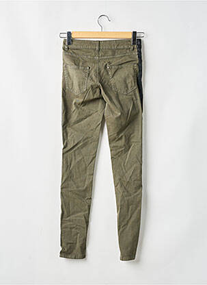 Pantalon slim verde AB STUDIO femeie